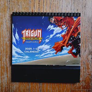 Trigun Maximum Trimax 2025 Desk Calendar
